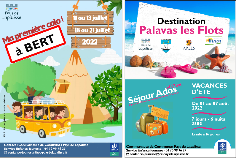 ETE 2022 - Séjours et mini-camps